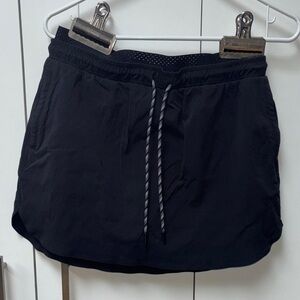 Athleta Black Athletic Crest Skort